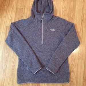Gray/Purple 1/2 Zip NorthFace Jacket